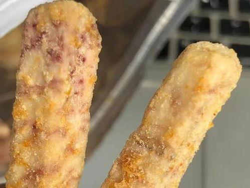蟹黄味的芋头条,蟹黄风味，尽享鲜美滋味